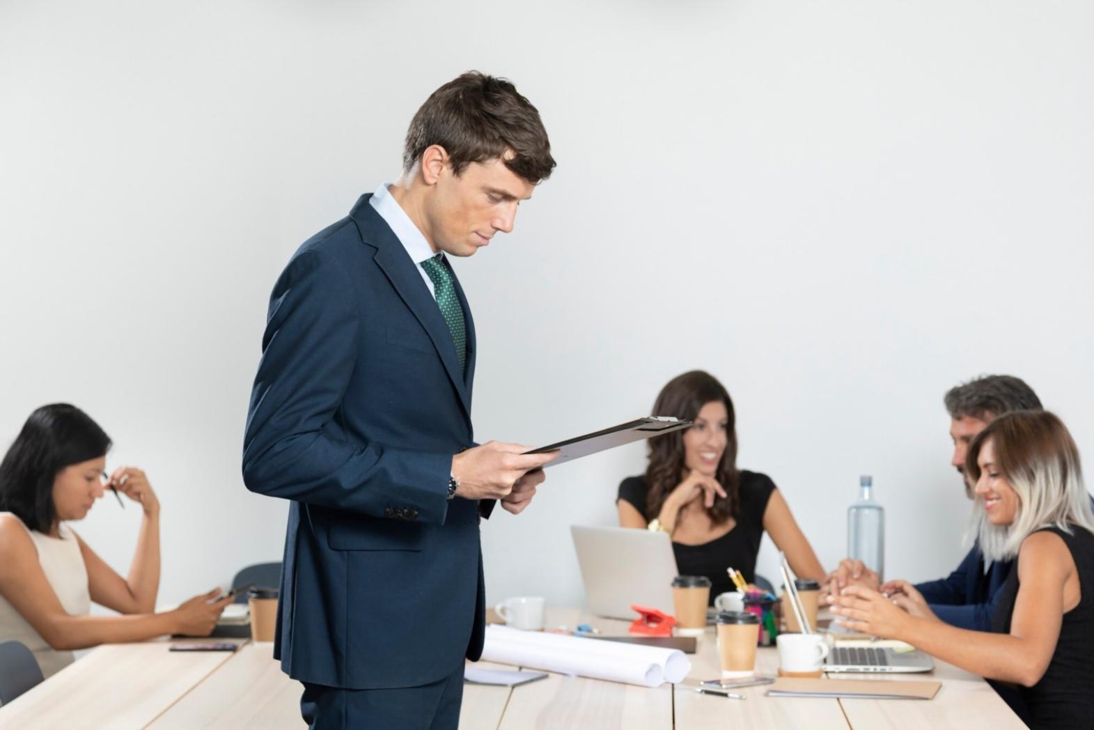 Peaceful workspace with financial planning materials and calming elements
